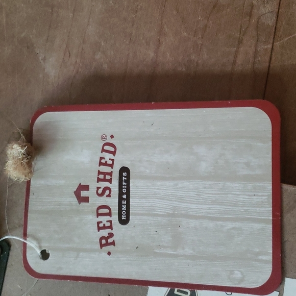 Red Shed Garden Luggage Tag Hanging Sign- NWT! - Picture 4 of 8